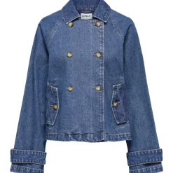 ONLY dame jakke ONLAPRIL - Medium blue denim