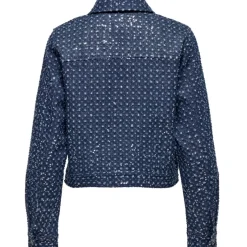 ONLY DAME JAKKE ONLEVITA - Dark Blue Denim