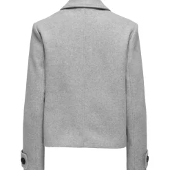 ONLY dame jakke ONLFREJA - LIGHT GREY MELANGE MELANGE