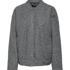 ONLY dame jakke ONLGAIA - Dark grey melange