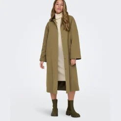 ONLY dame jakke ONLORCHID - Otter Dark Earth