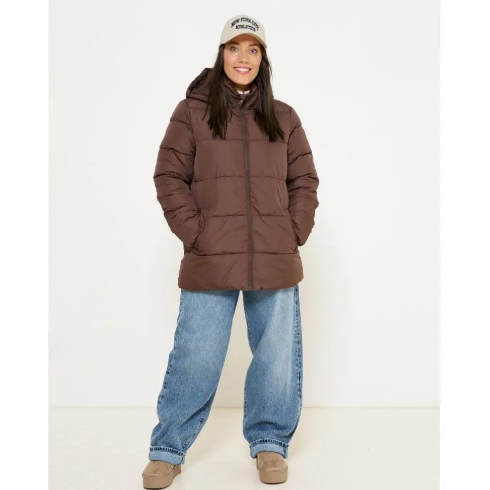 ONLY dame jakke ONLPATRICIA - Chocolate Brown