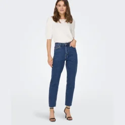 ONLY dame jeans EMILY - Dark Blue Denim