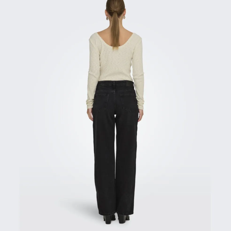 ONLY Dame Jeans ONLCarla - Washed Black