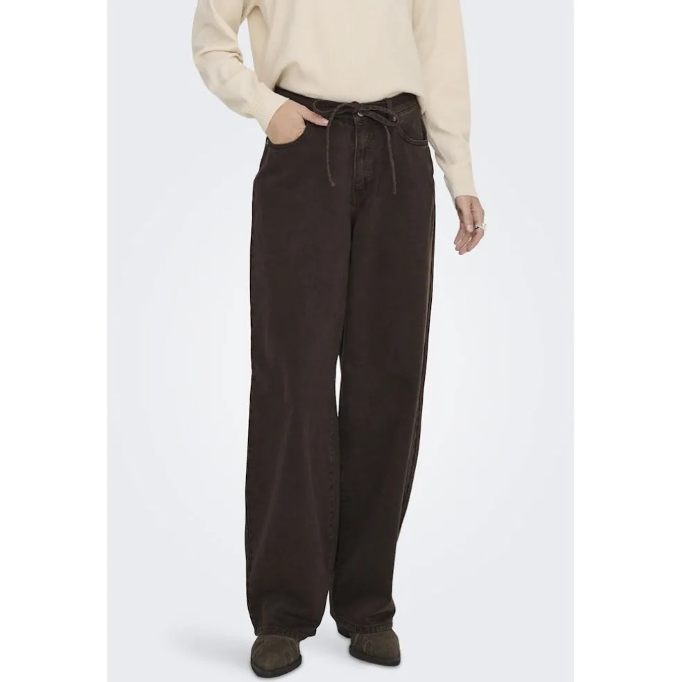 Only dame jeans ONLGIANNA - Dark Brown denim