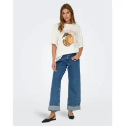 ONLY DAME JEANS ONLHOPE - Medium blue denim