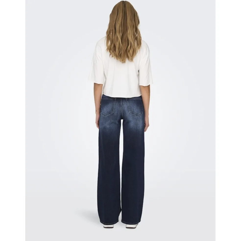 ONLY dame jeans ONLMADISON - Dark Blue Denim