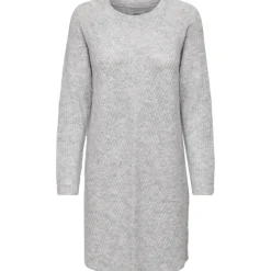 ONLY dame kjole CAROL - Light Grey Melange