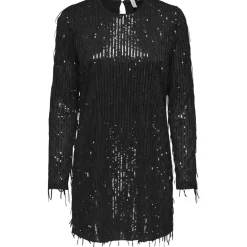 ONLY dame kjole ONLANIKA - Black Black sequins