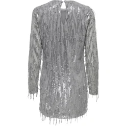 ONLY dame kjole ONLANIKA - Vapor Blue SILVER SEQUINS