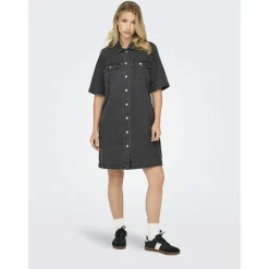 ONLY dame kjole ONLBELLE - Washed Black