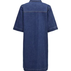 ONLY dame kjole ONLBELLE - Dark Blue Denim