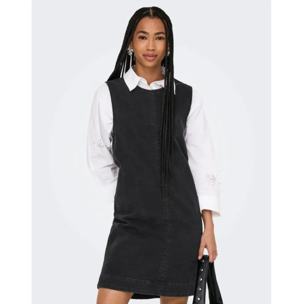 ONLY DAME KJOLE ONLDORSI - Washed Black