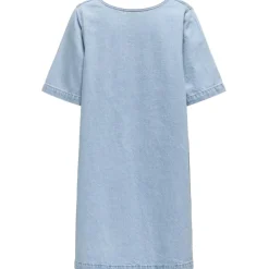 ONLY dame kjole ONLGIGI - Light Blue Denim
