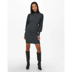 ONLY dame kjole ONLKATIA - Dark grey melange