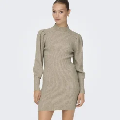 ONLY dame kjole ONLKATIA - Mocha Meringue W. MELANGE