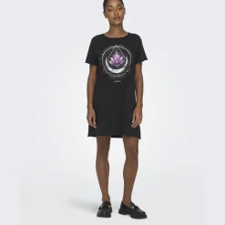 ONLY dame kjole ONLLUCY - Black LOTUS