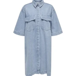 ONLY dame kjole ONLSOPHIE - Light Blue Denim