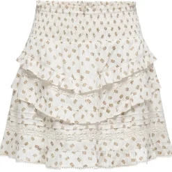 ONLY DAME NEDERDEL ONLJASMIN - Cloud Dancer flower