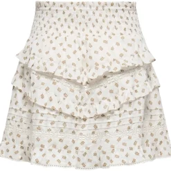 ONLY DAME NEDERDEL ONLJASMIN - Cloud Dancer flower