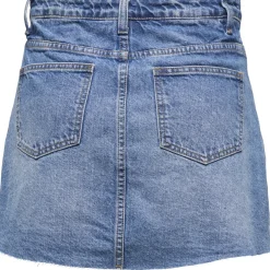 ONLY dame nederdel ONLKADIE - Light Blue Denim
