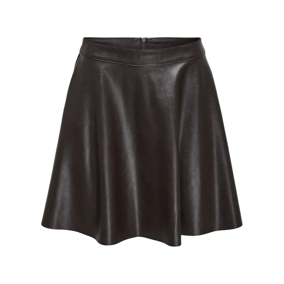 Only dame nederdel ONLLUNA - Black Coffee