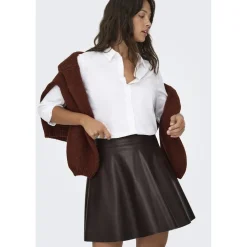 Only dame nederdel ONLLUNA - Black Coffee