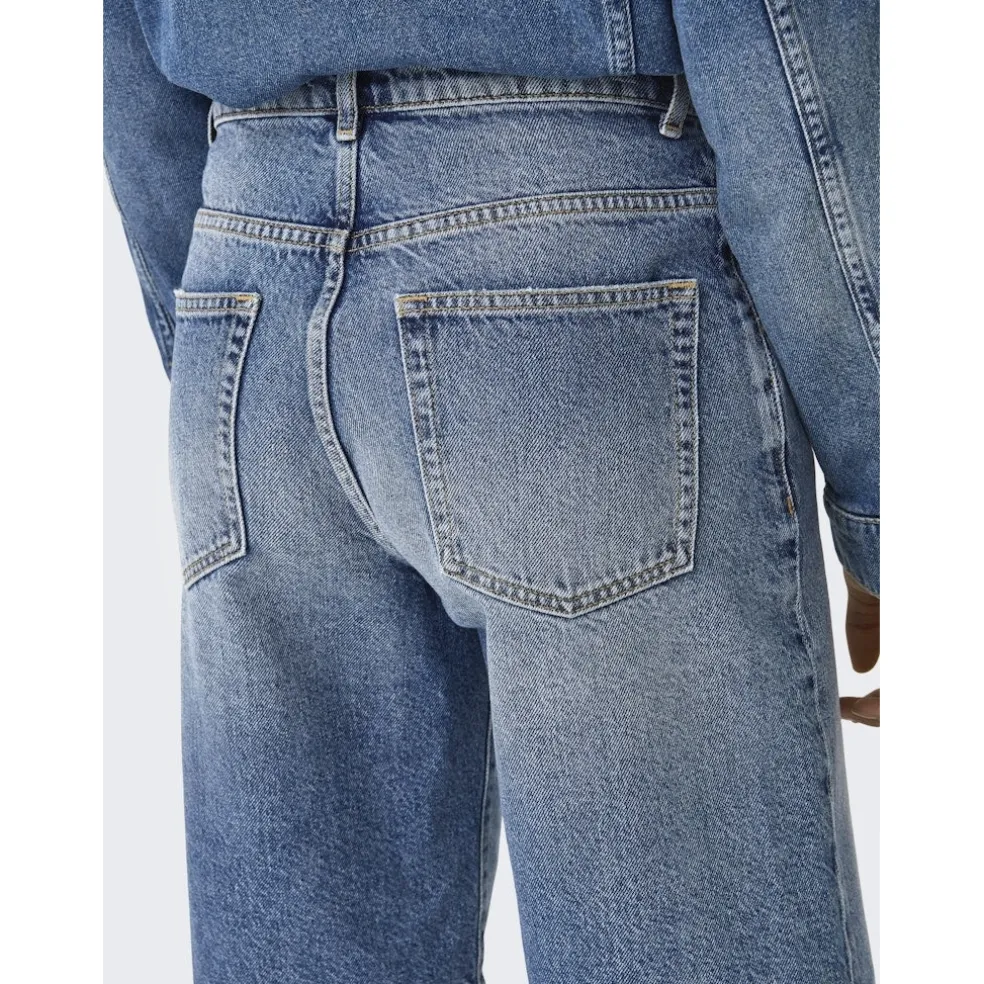 Only dame shorts ONLMATE - Medium blue denim