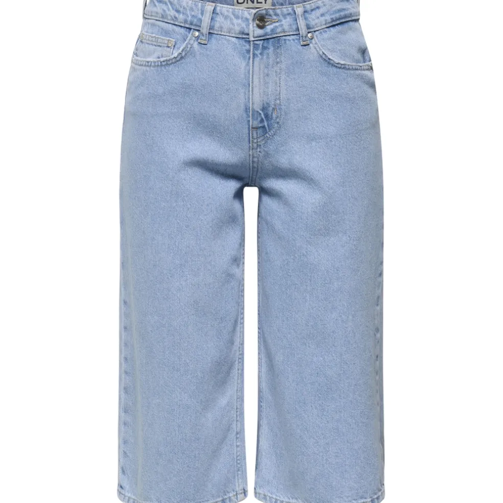 ONLY dame shorts ONLMERLA - Light Blue Denim