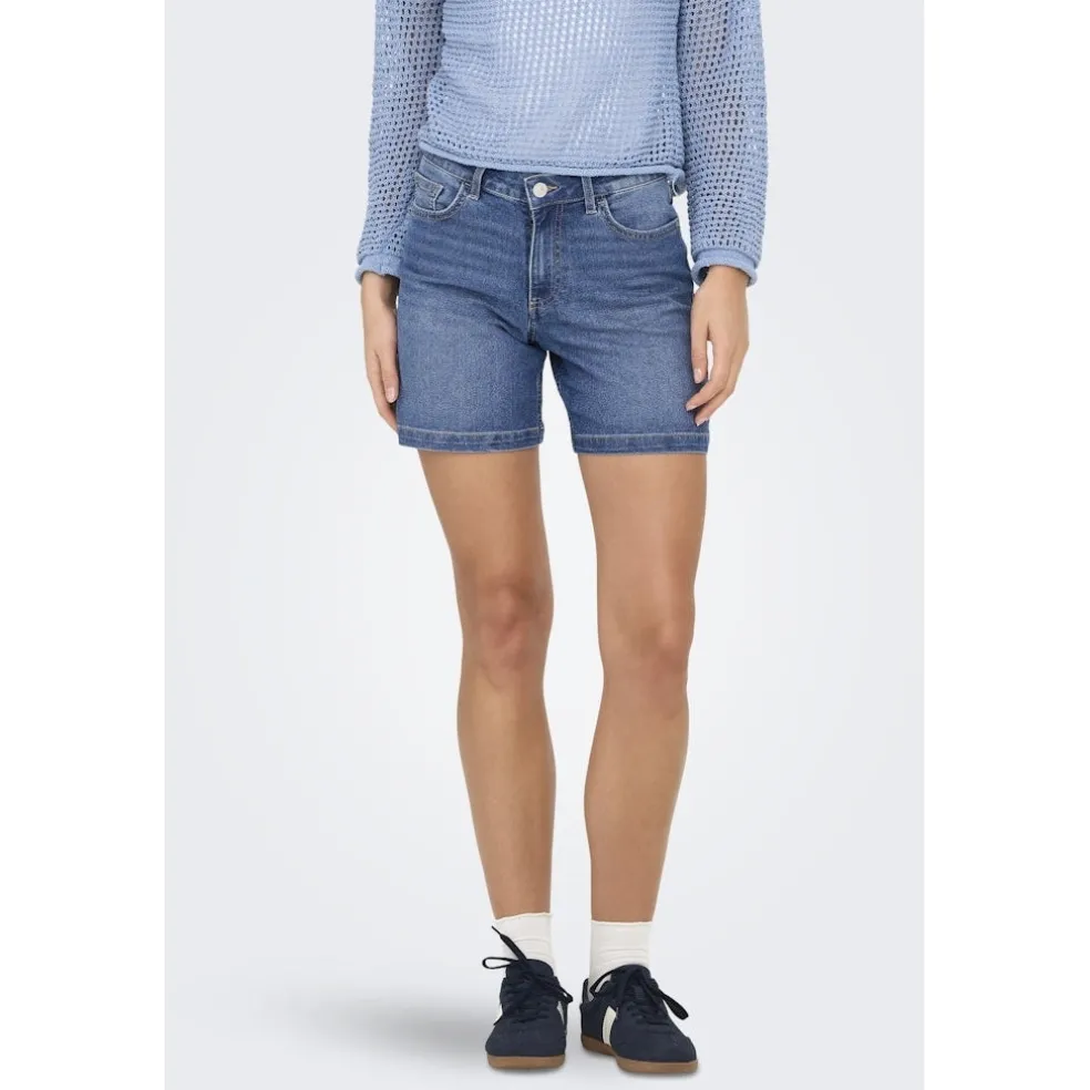 ONLY dame shorts ONLMIA - Light Blue Denim
