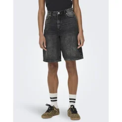 ONLY dame shorts ONLSONNY - Washed Black