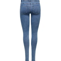 ONLY dame skinny jeans ONLRAIN - Medium blue denim