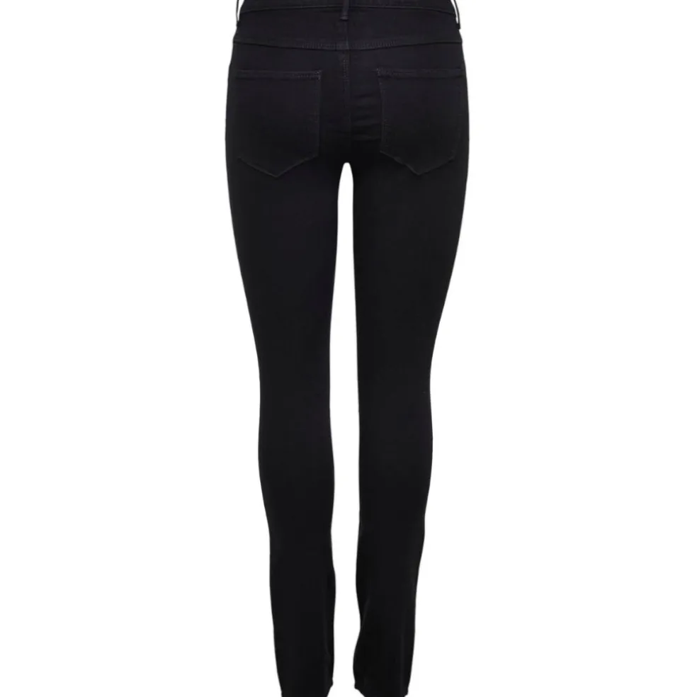 ONLY dame skinny jeans ONLRAIN - Black Denim