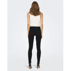 ONLY dame skinny jeans ONLRAIN - Black Denim