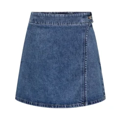 ONLY DAME SKIRT ONLTHEA - Medium blue denim
