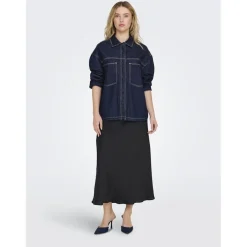 ONLY dame skjorte ONLEMMIE - Dark Blue Denim