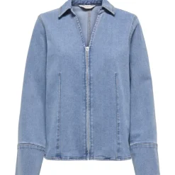 ONLY dame skjorte ONLFRIDA - Light Medium Blue Denim