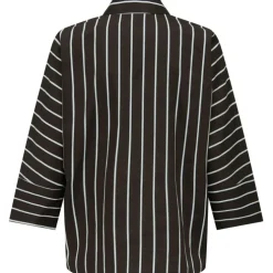 ONLY DAME SKJORTE ONLNANCY - Chocolate Torte Stripes