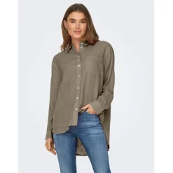 ONLY dame skjorte ONLTOKYO - Brindle