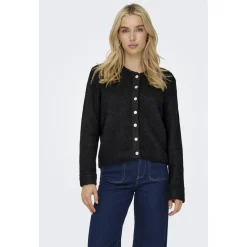 Only dame strik cardigan ONLMAGGIE - Black