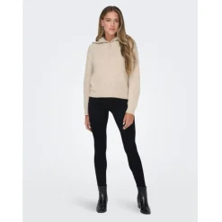 ONLY dame strik ONLBAKER - Cloud Dancer MELANGE