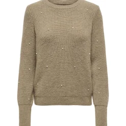 ONLY dame strik ONLCAROLIA - Weathered Teak Melange/White Pearl