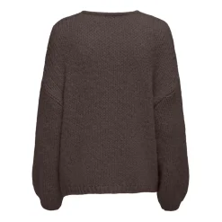 ONLY dame strik ONLNORDIC - Seal Brown