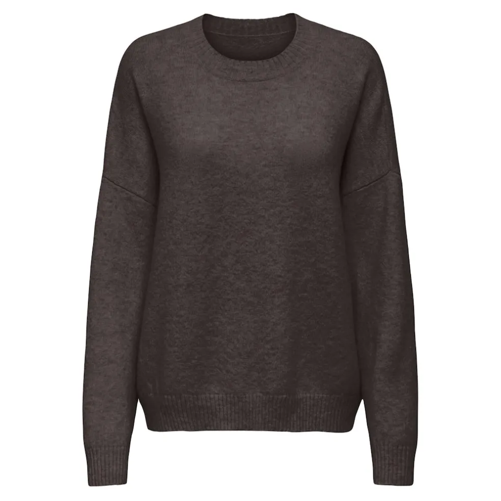 Only dame strik ONLRENE - Chocolate Torte Melange