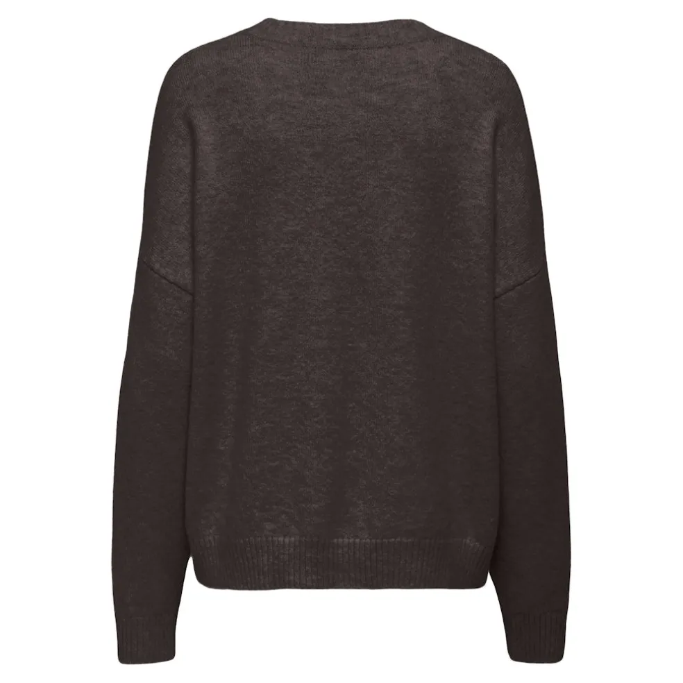 Only dame strik ONLRENE - Chocolate Torte Melange