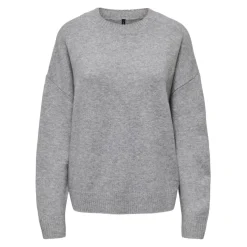 Only dame strik ONLRENE - Medium grey melange