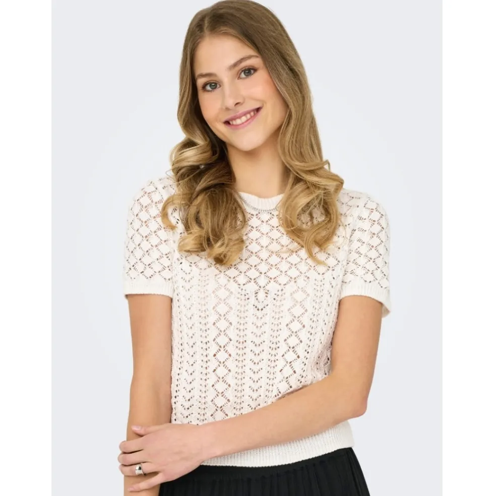 ONLY dame strik ONLSAGA - Cloud Dancer