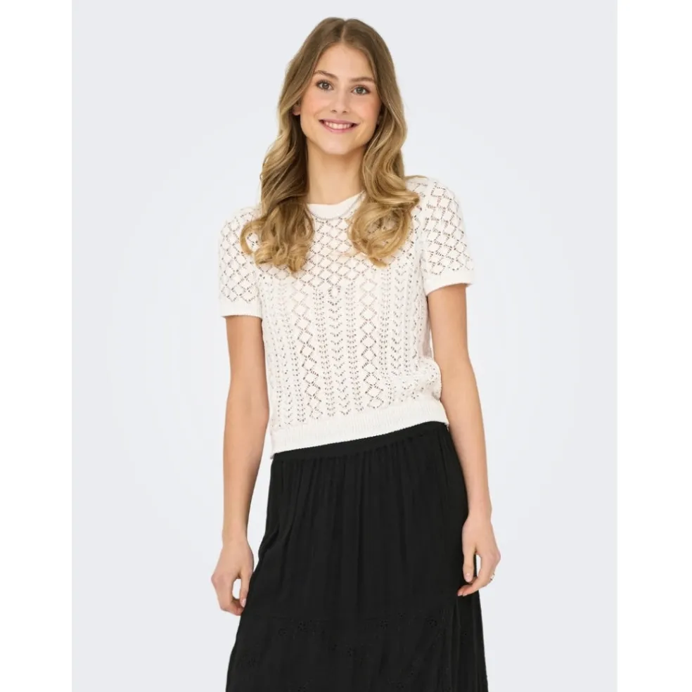 ONLY dame strik ONLSAGA - Cloud Dancer