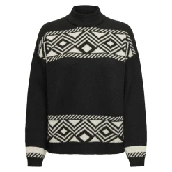 ONLY dame strik ONLVICTORIA - Black PUMICE STONE JACQUARD