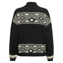 ONLY dame strik ONLVICTORIA - Black PUMICE STONE JACQUARD